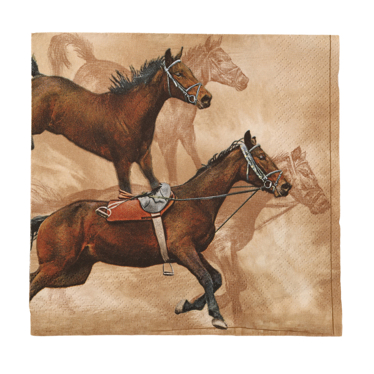 Декупажні серветки "Перегони", 33*33 см, 18,5 г/м2, 1шт, МАКІ