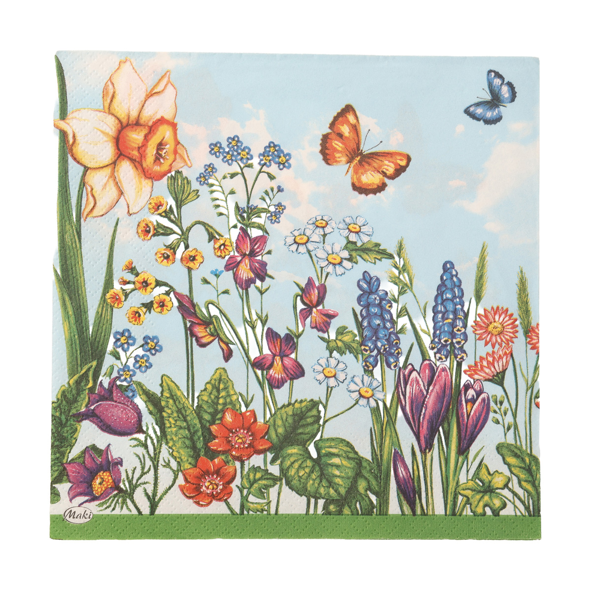 Декупажні серветки "Весна", 33*33 см, МАКІ