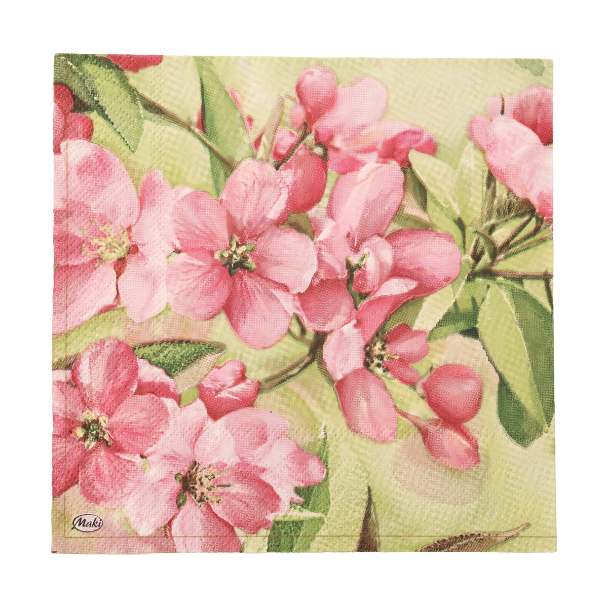 Декупажні серветки "Весняний цвіт", 33*33 см, МАКІ