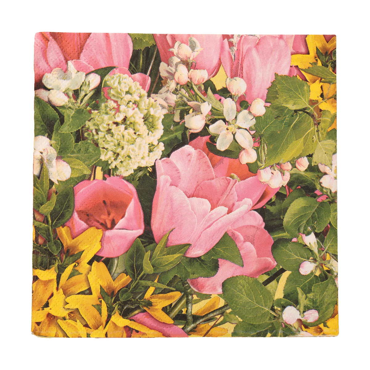 Декупажні серветки "Весняні квіти", 33*33 см, МАКІ