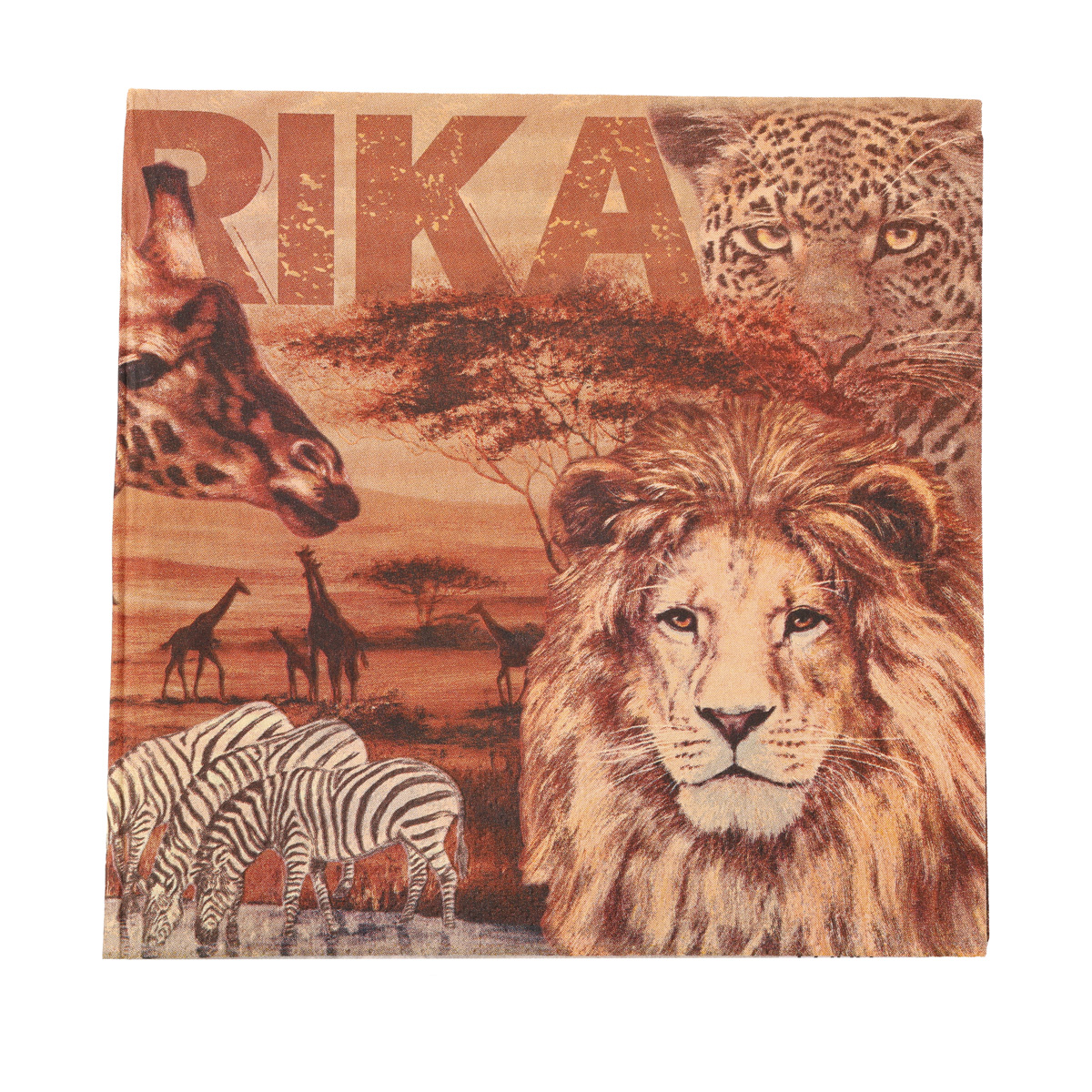 Декупажные салфетки "Коллаж Африка", 33*33 см, ti-flair
