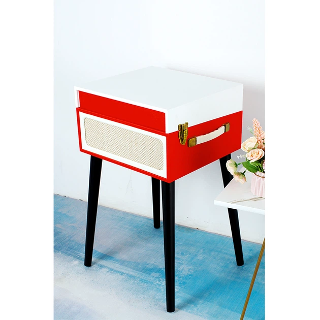 Програвач платівок, ENG Enigma в корпусі на ніжках, Musicality (Red) 1