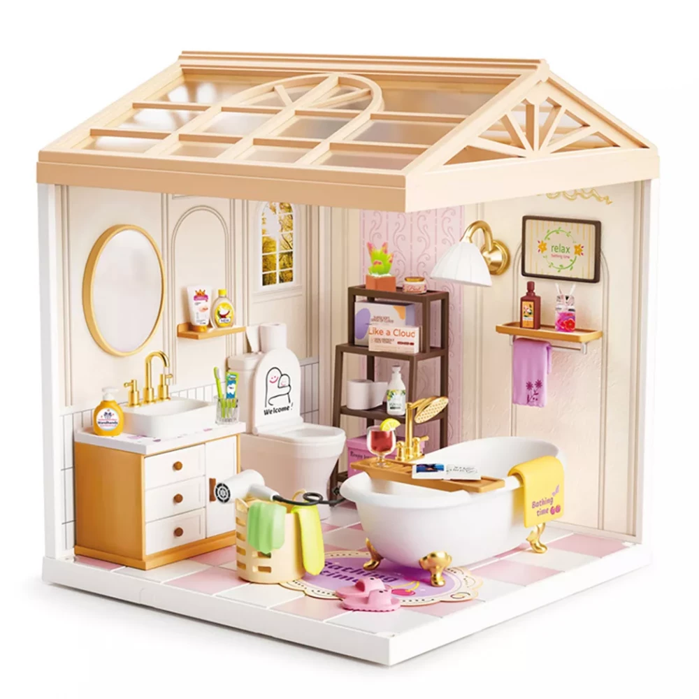 Конструктор-румбокс MINI HOUSE серії "Інтер’єр" – Ванна Кімната, 8009 1