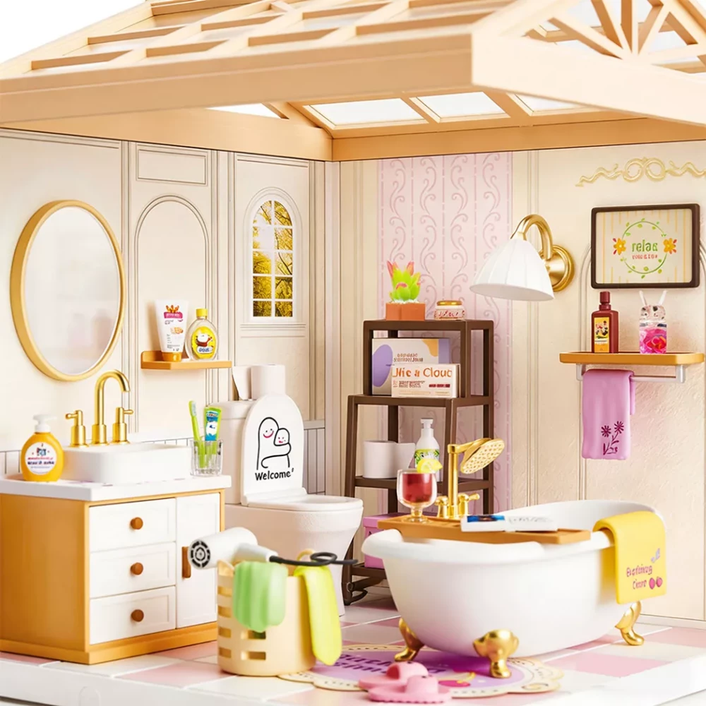 Конструктор-румбокс MINI HOUSE серії "Інтер’єр" – Ванна Кімната, 8009 4