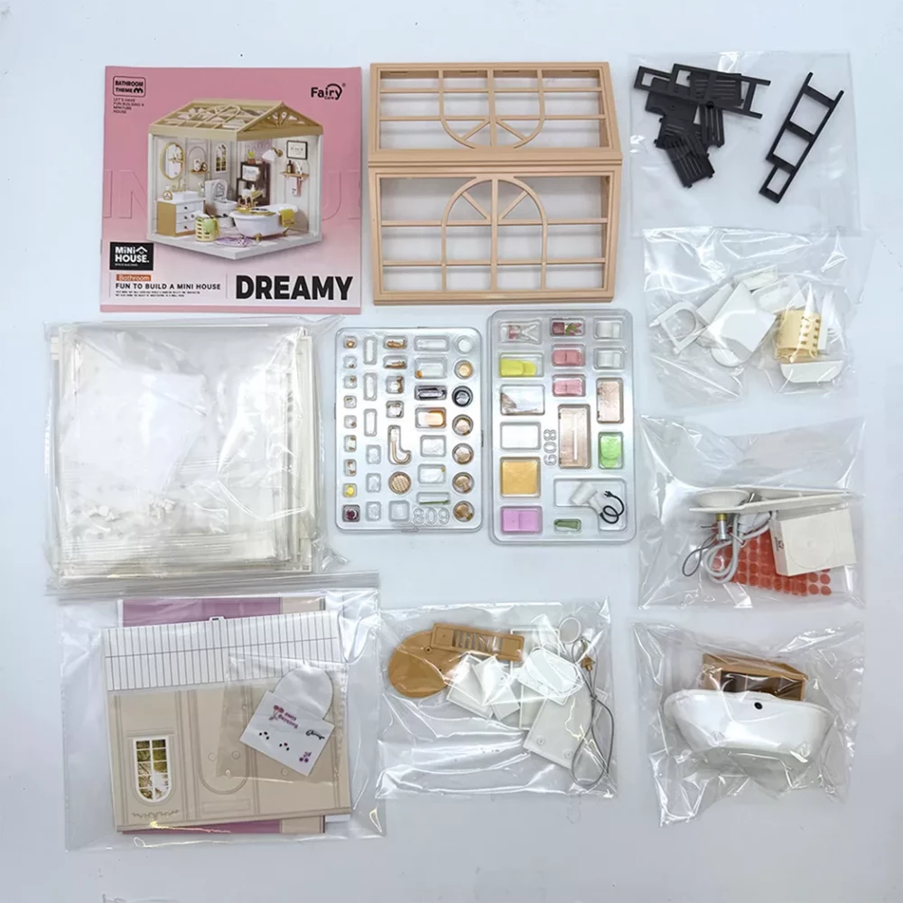 Конструктор-румбокс MINI HOUSE серії "Інтер’єр" – Ванна Кімната, 8009 5