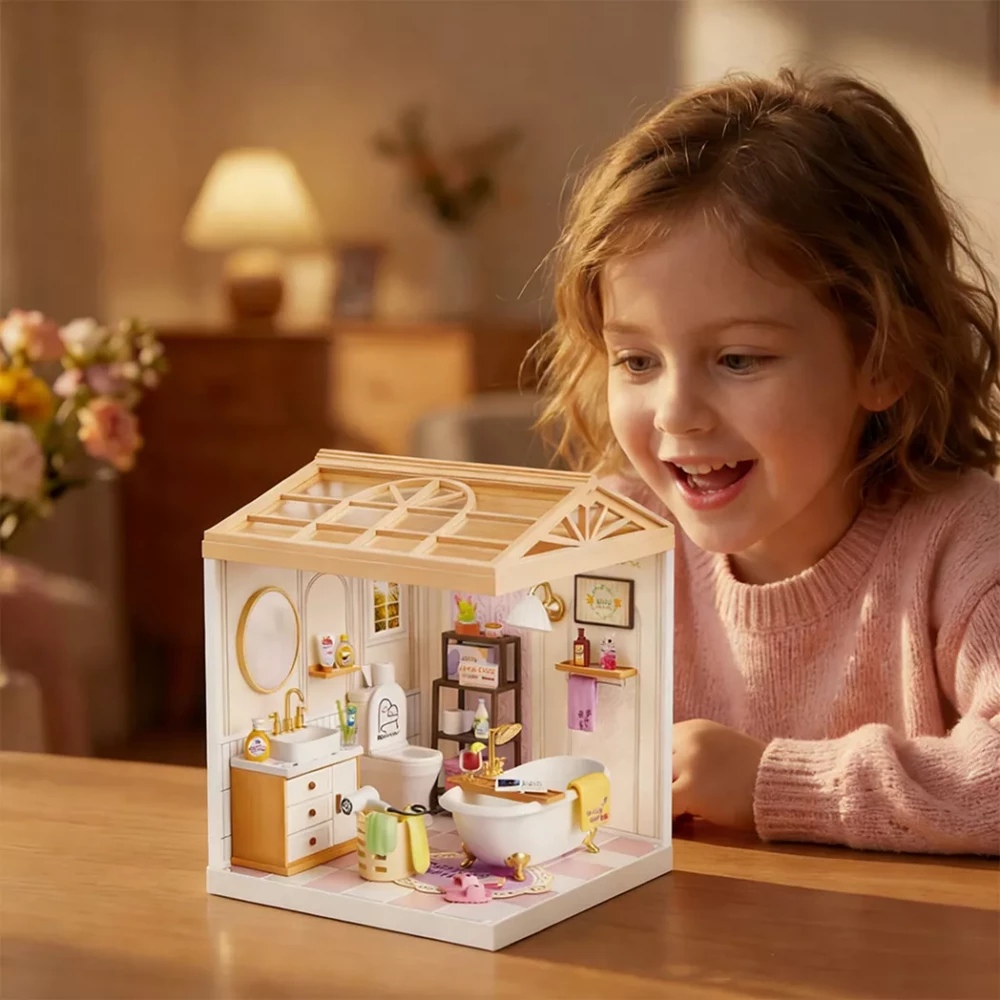 Конструктор-румбокс MINI HOUSE серії "Інтер’єр" – Ванна Кімната, 8009 7