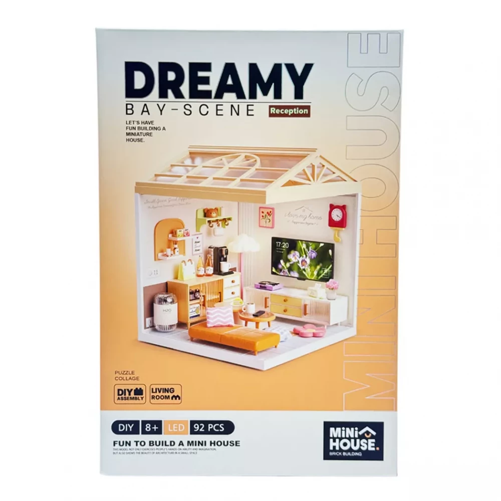 Конструктор-румбокс MINI HOUSE серії "Інтер’єр" – Вітальня, 8006