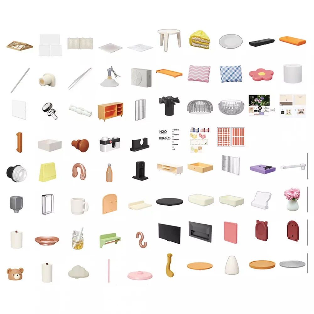 Конструктор-румбокс MINI HOUSE серії "Інтер’єр" – Вітальня, 8006 6