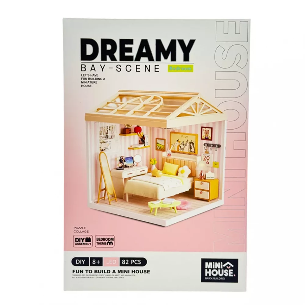 Конструктор-румбокс MINI HOUSE серії "Інтер’єр" – Спальня, 8004