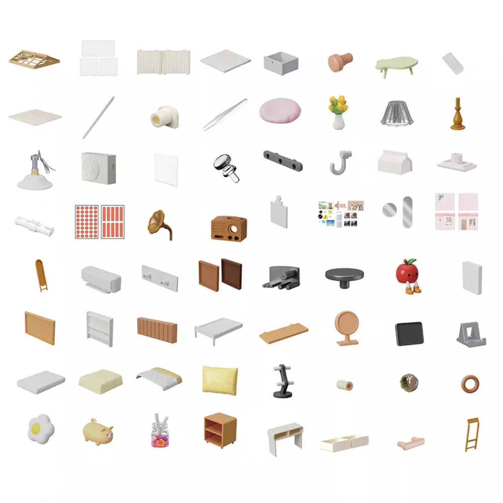 Конструктор-румбокс MINI HOUSE серії "Інтер’єр" – Спальня, 8004 6