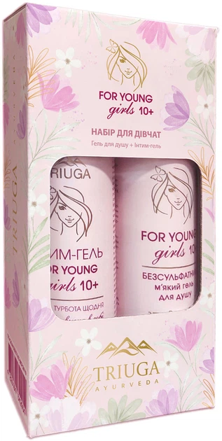 Набір Гель для душу, Інтим гель "FOR YOUNG girls"