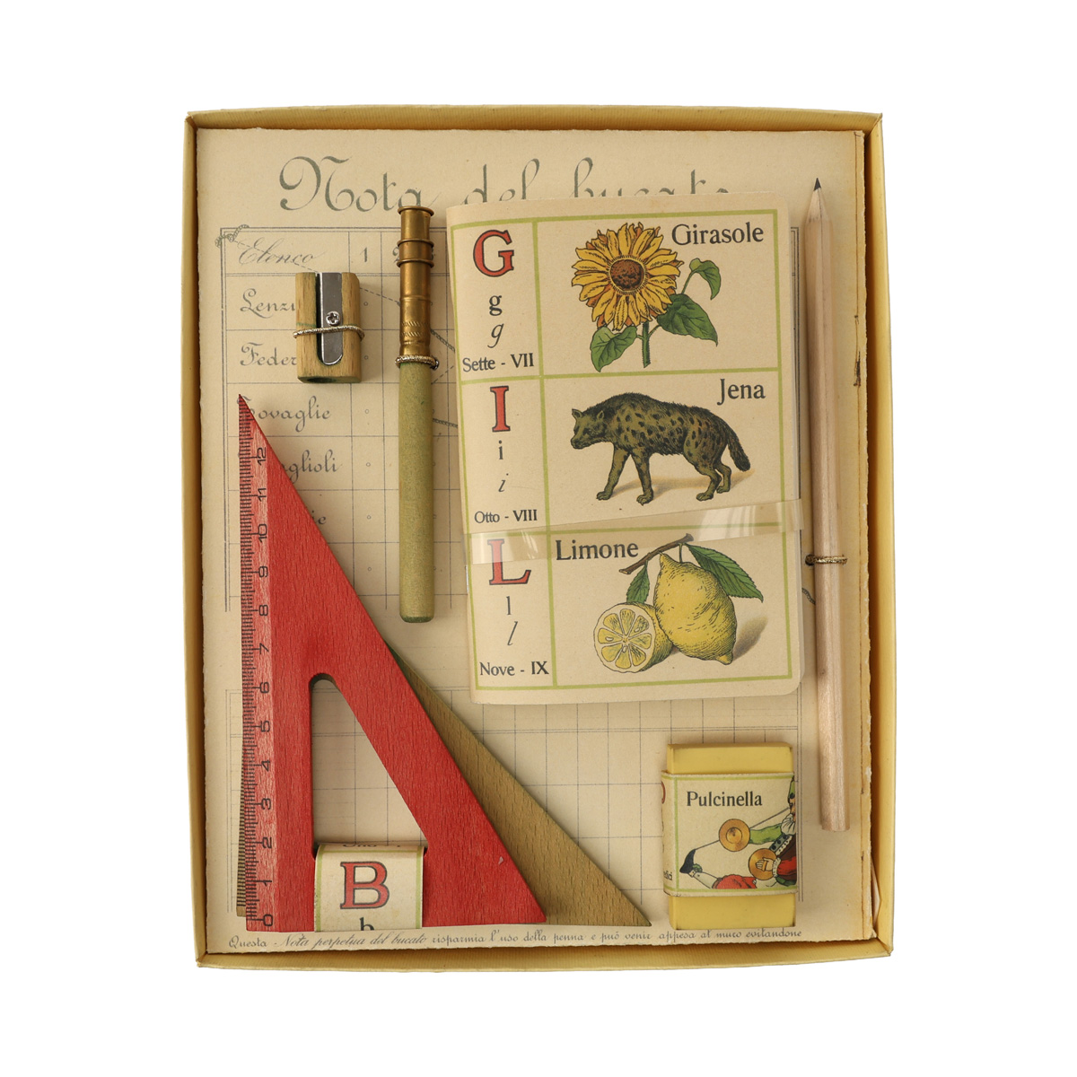 Письмовий набір д/каліграфії з блокнотом та аксесуарами, 14014 ТМ "Rubinato"