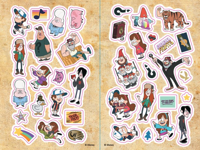 Книга "Disney. Гравіті Фолз. Кольорові пригоди з наліпками. Хижка Чудес" (у), 438922 4