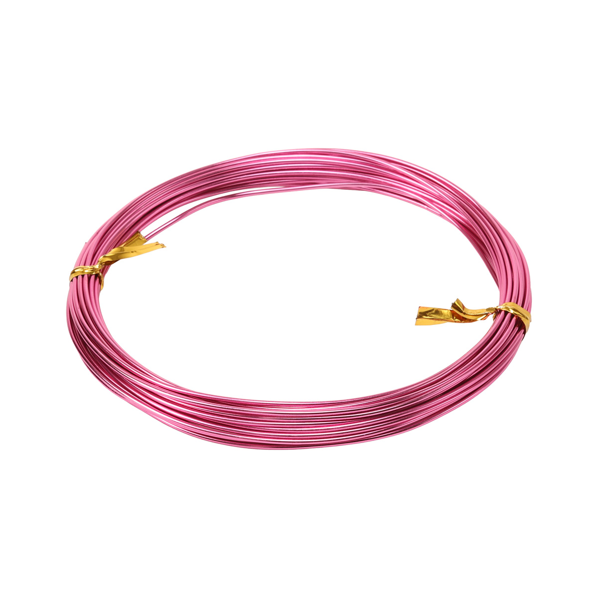 Проволока для рукоделия алюминиевая 1,0 мм, 5 м, A41-ярко-розовый, G8013-4B2001-B0205-10-005-A41