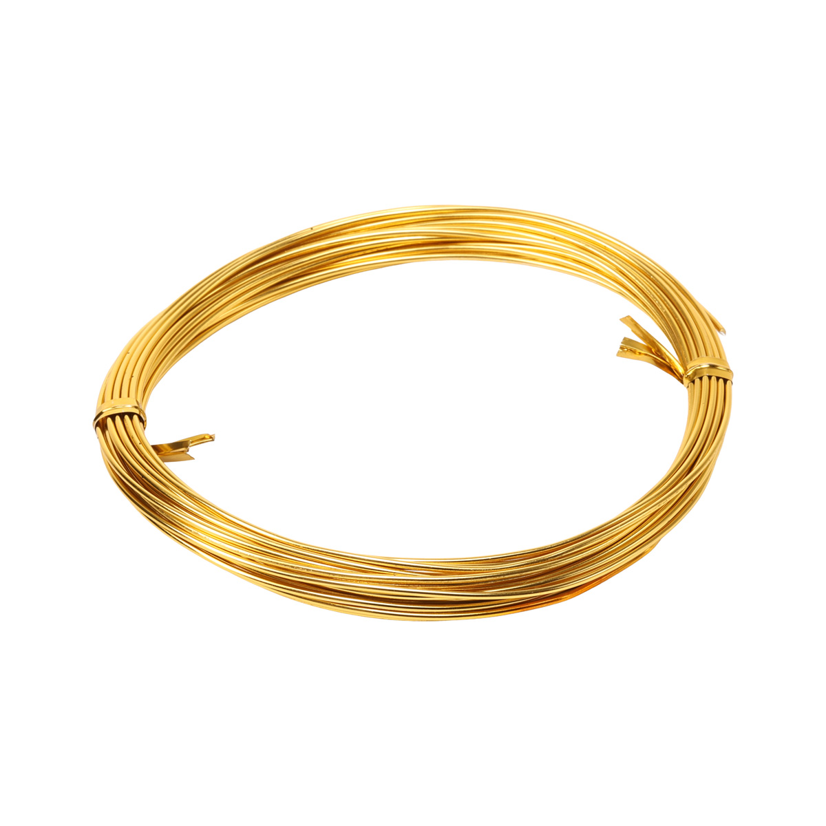 Проволока для рукоделия алюминиевая 1,0 мм, 5 м, A19-золотая, G8013-4B2001-B0205-10-005-A19