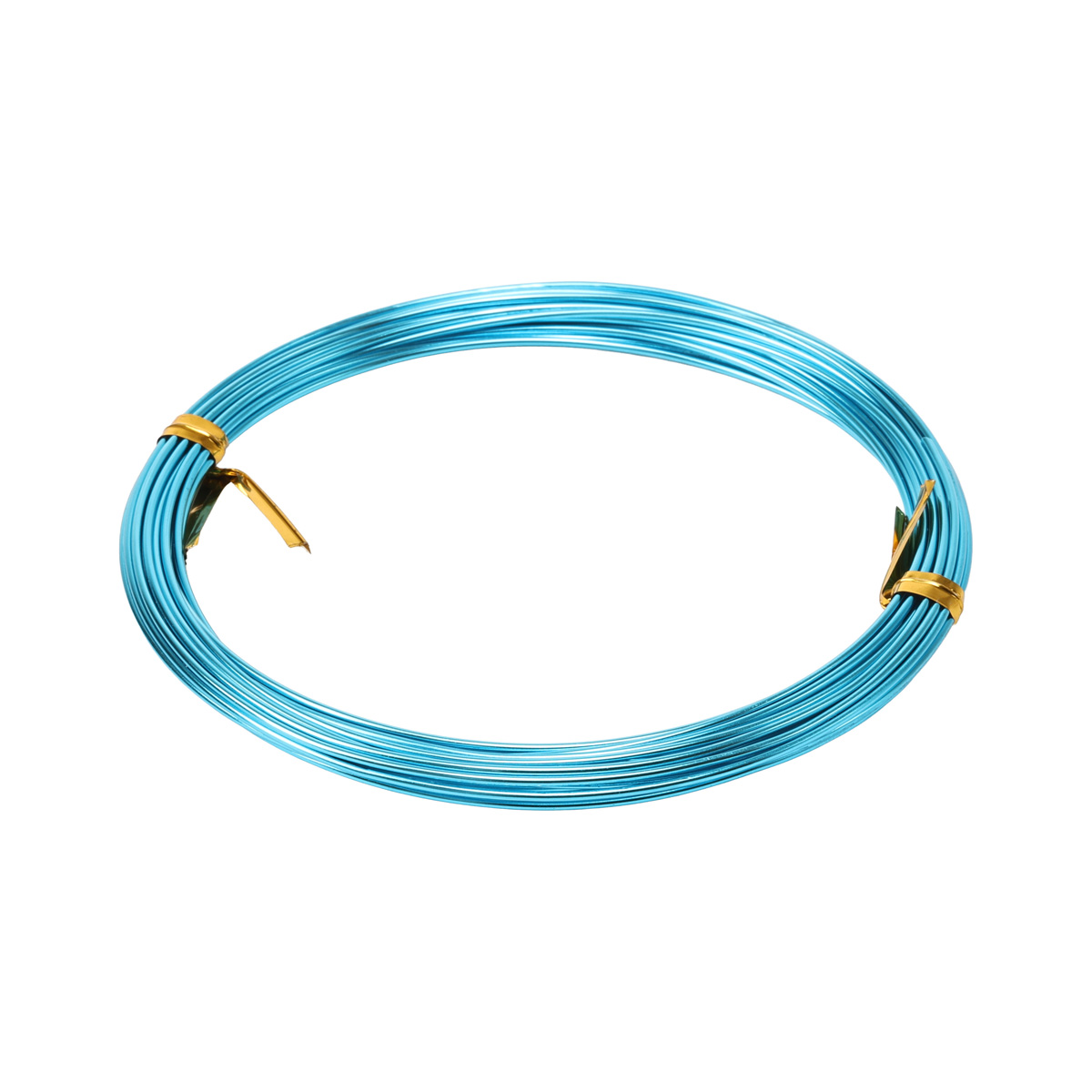 Проволока для рукоделия алюминиевая 1,0 мм, 5 м, A69-аквамариновый, G8013-4B2001-B0205-10-005-A69