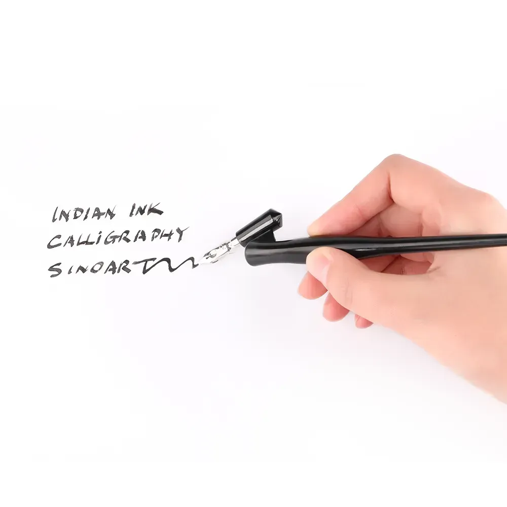 Набір для каліграфії зі скошеним тримачем + 5 пер у блістері, Sinoart 4