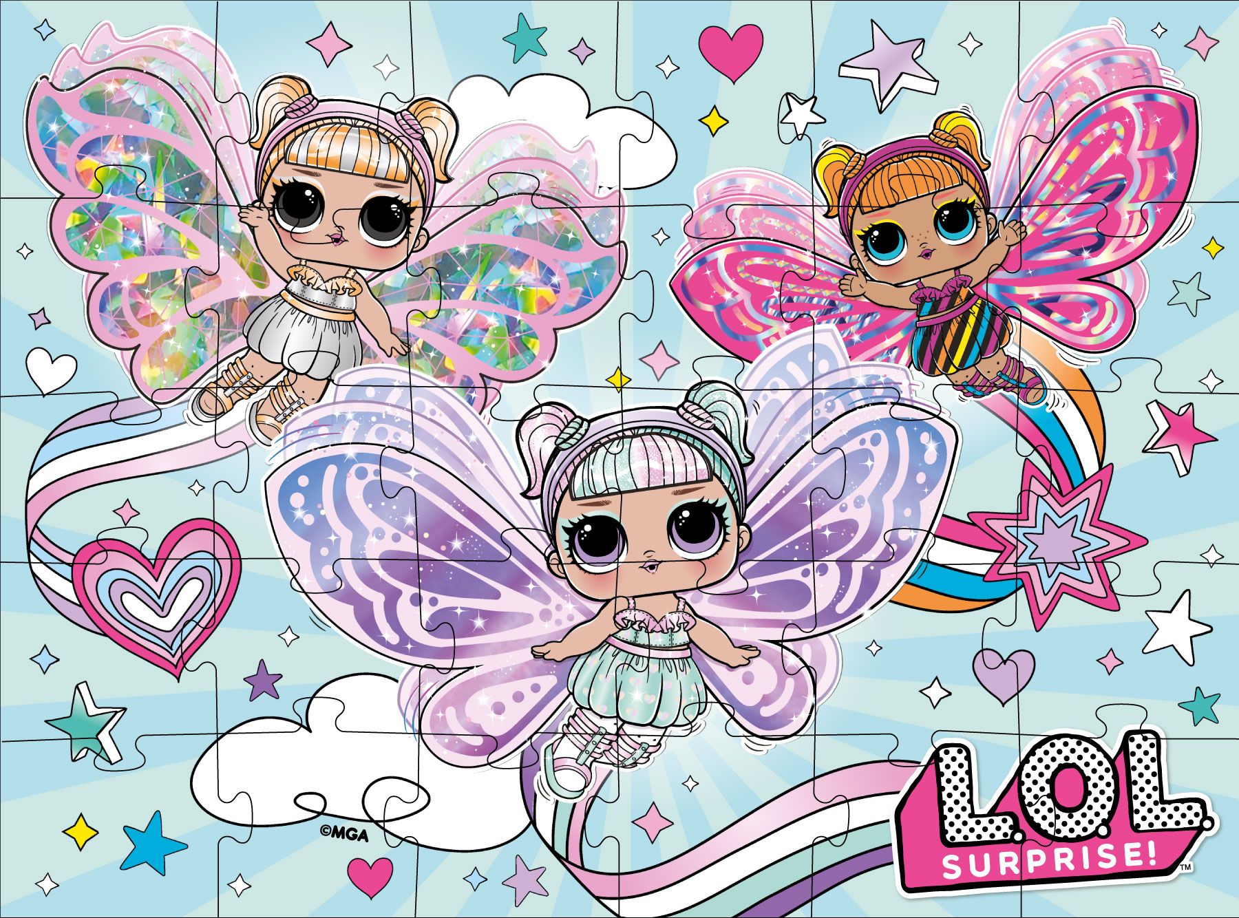 Набір пазлів "L.O.L Surprise! Fairies", 30 елементів, LP30-002 ТМ "Ідейка"