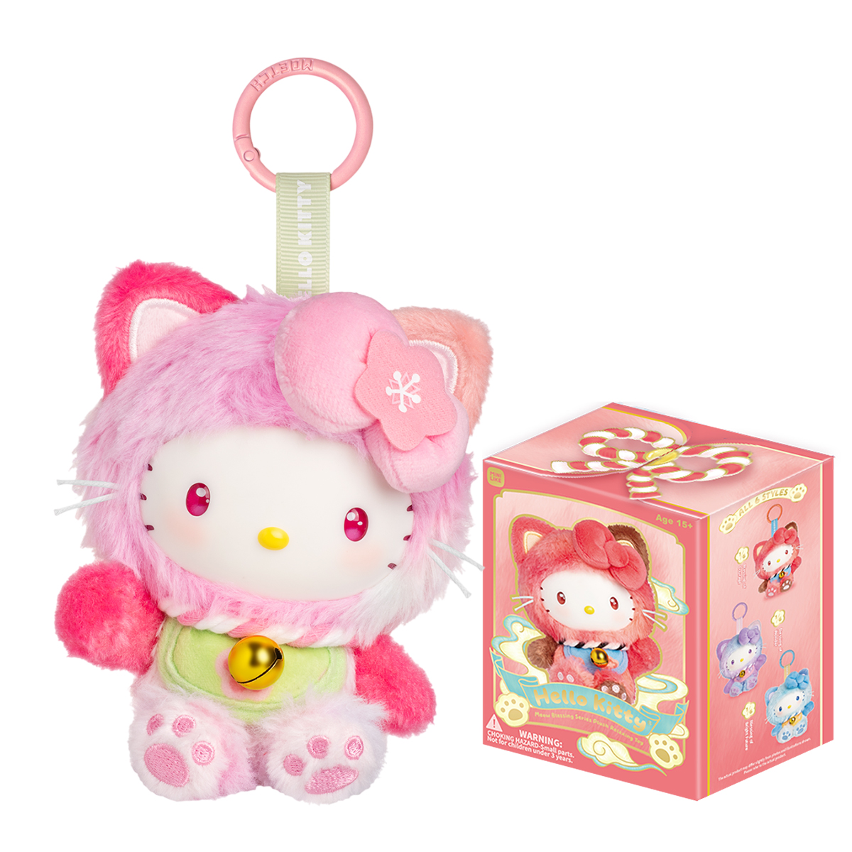М’яка іграшка-сюрприз на кліпсі POP TOP Hello Kitty – Казкові Бажання, 25MR-017
