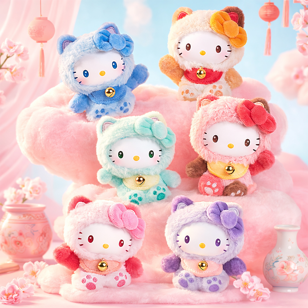 М’яка іграшка-сюрприз на кліпсі POP TOP Hello Kitty – Казкові Бажання, 25MR-017 1