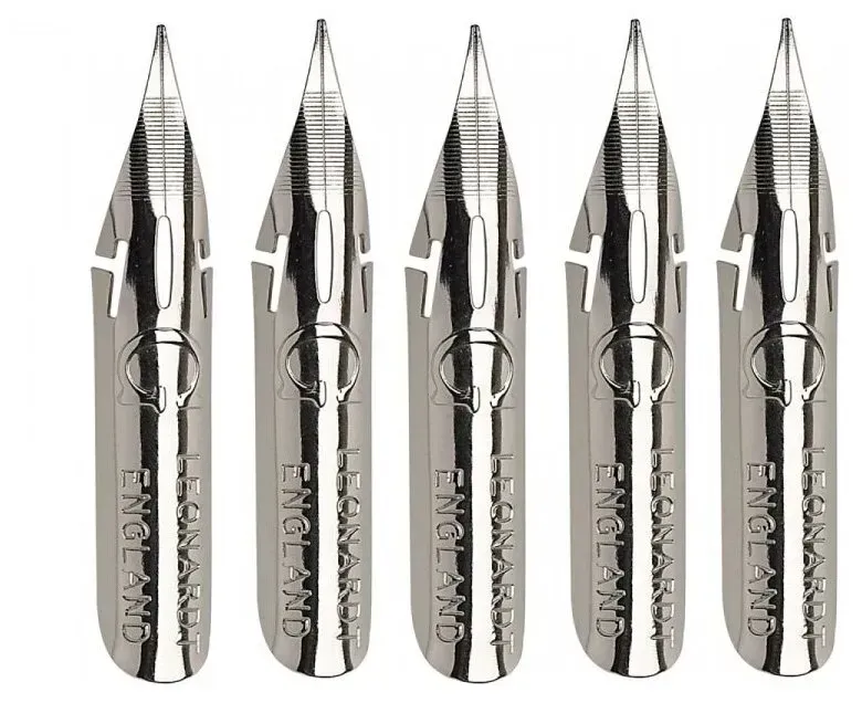 Перо для письма загальним почерком Leonardt General Handwriting, нікельоване, DPGPL Manuscript 1