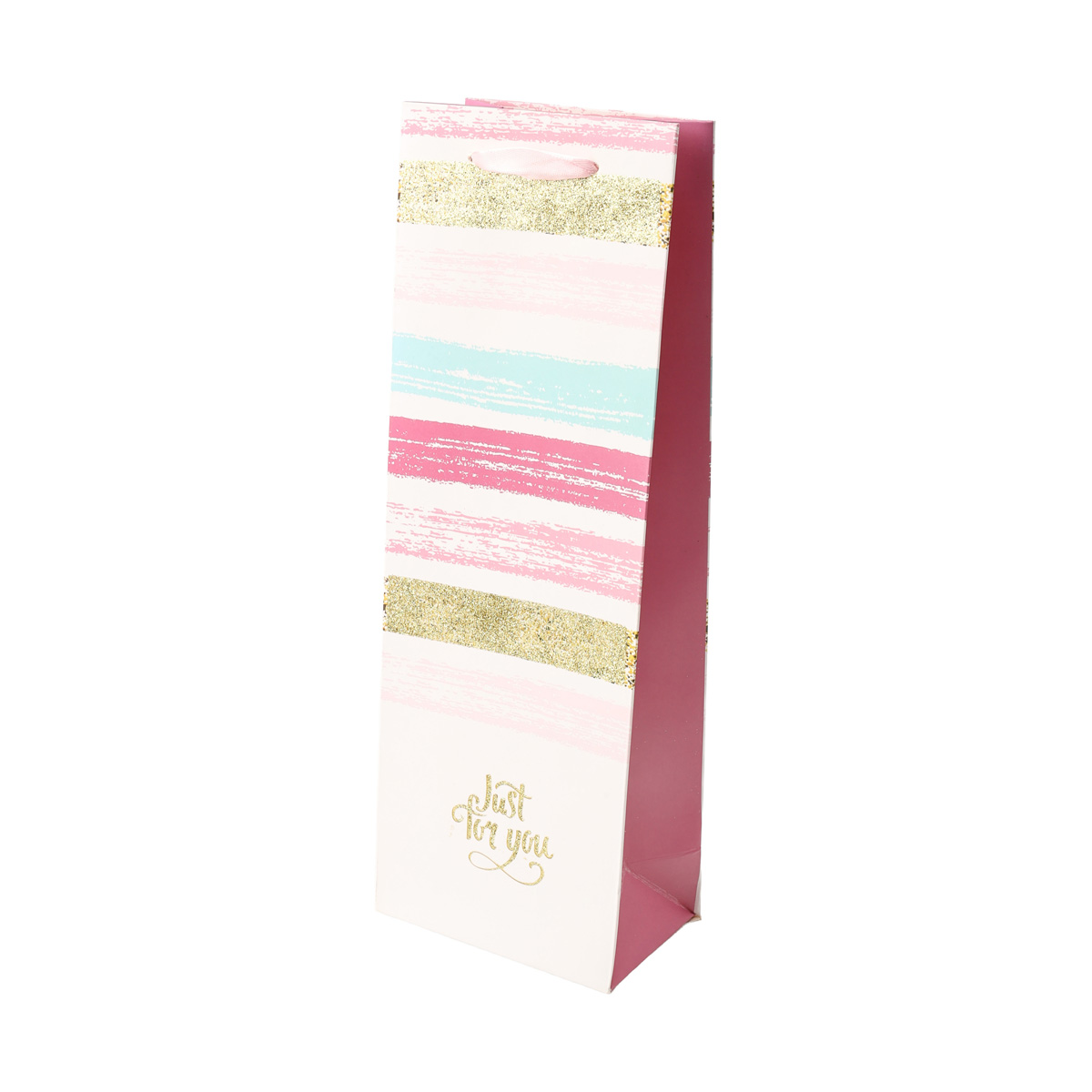 Подарунковий пакет новорічний 12,8*8,4*36 см, 3-8719-615