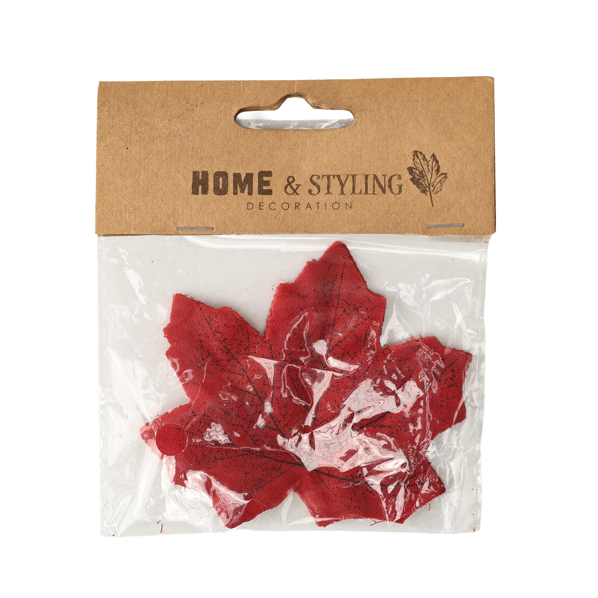 Декор Кленовый лист 7 см, 15 шт. (4 вида в ассорт.), DH8900830