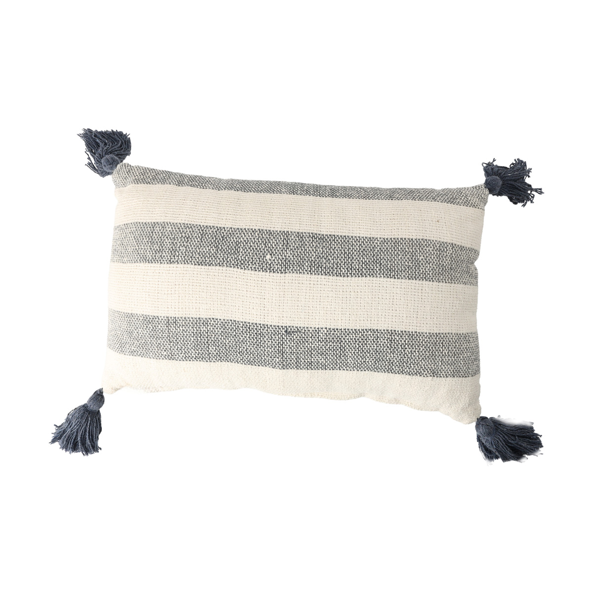 Подушка декоративная "Narona" L=50 см, хлопок 100%, полосатый бело-голубой принт (2 вида), 2008395