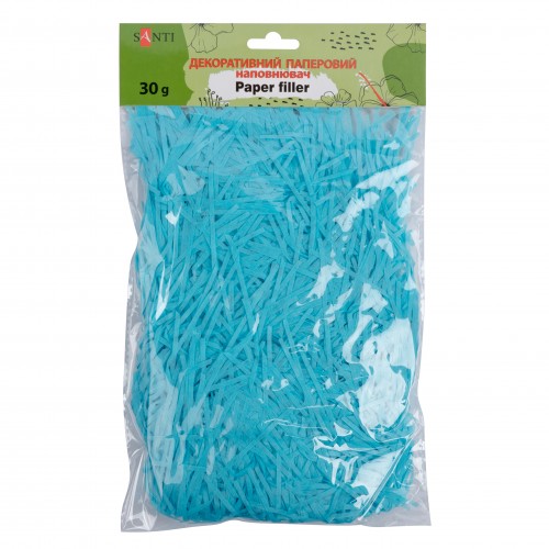 Наповнювач паперовий Santi, 30 г, блакитний, 742866 1