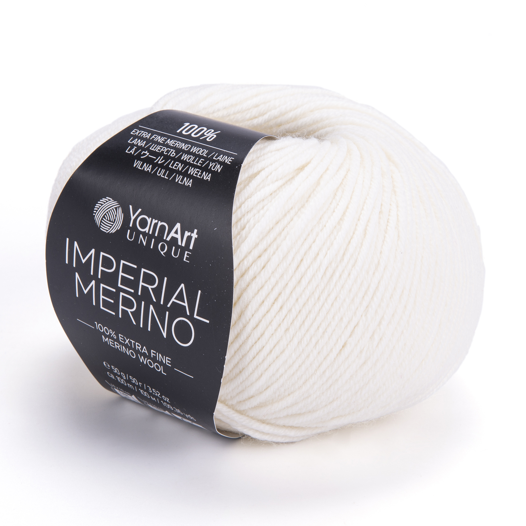 Пряжа мериносовая шерсть 3302-Молоко, ТМ Yarn Art - Imperial Merino