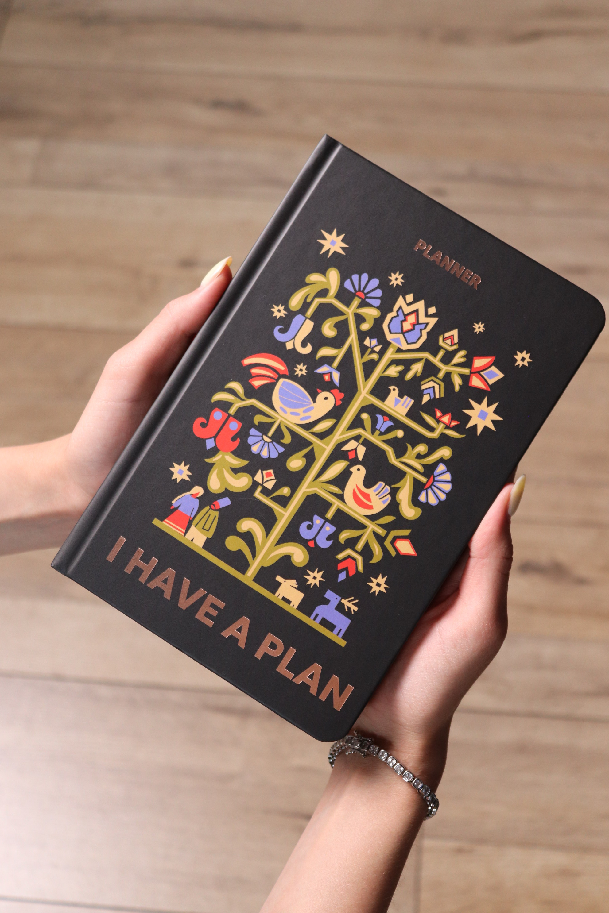 Блокнот для планування "I HAVE A PLAN mini", з орнаментом, orner-3012 3