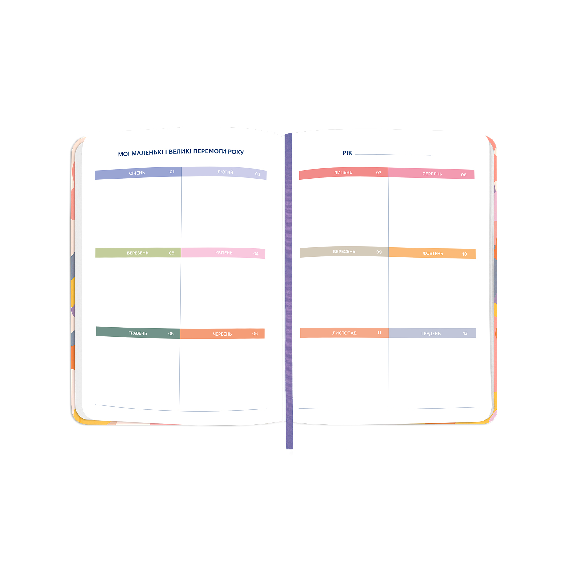 Блокнот для планування "I HAVE А BLOOMY PLAN mini" барвистий, orner-3015 9