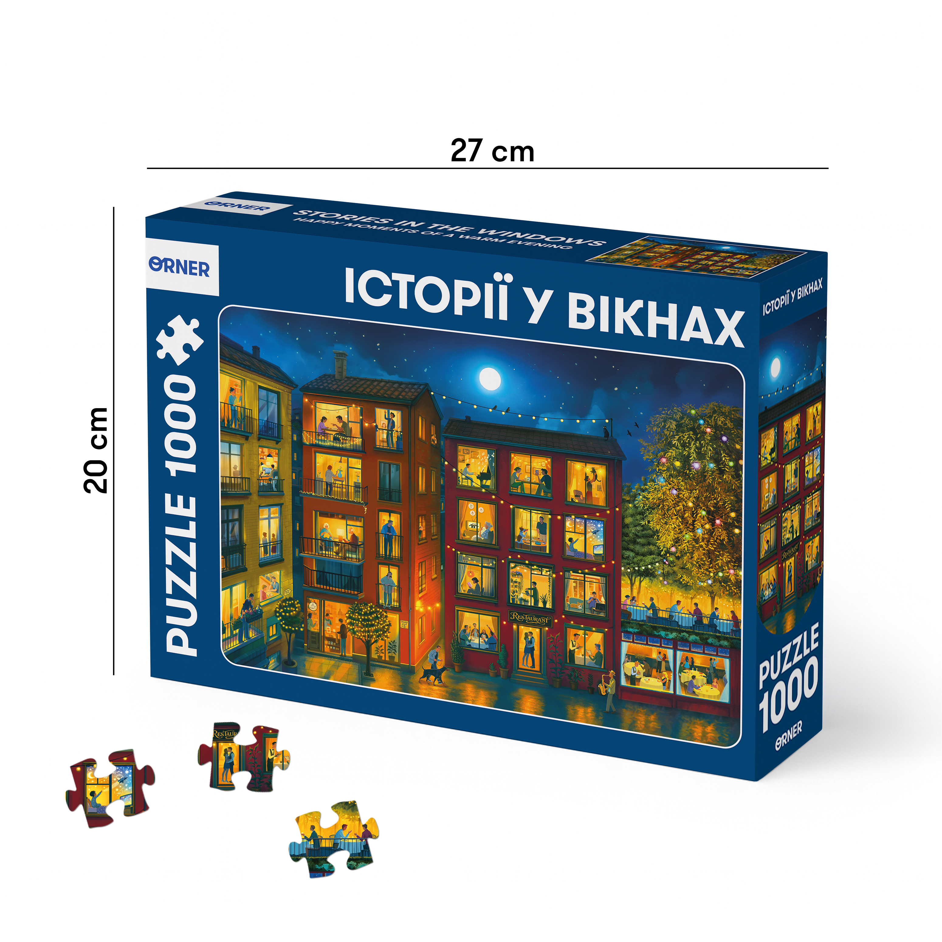 Пазли "Історії у вікнах" 1000 елементів, orner-3482 1