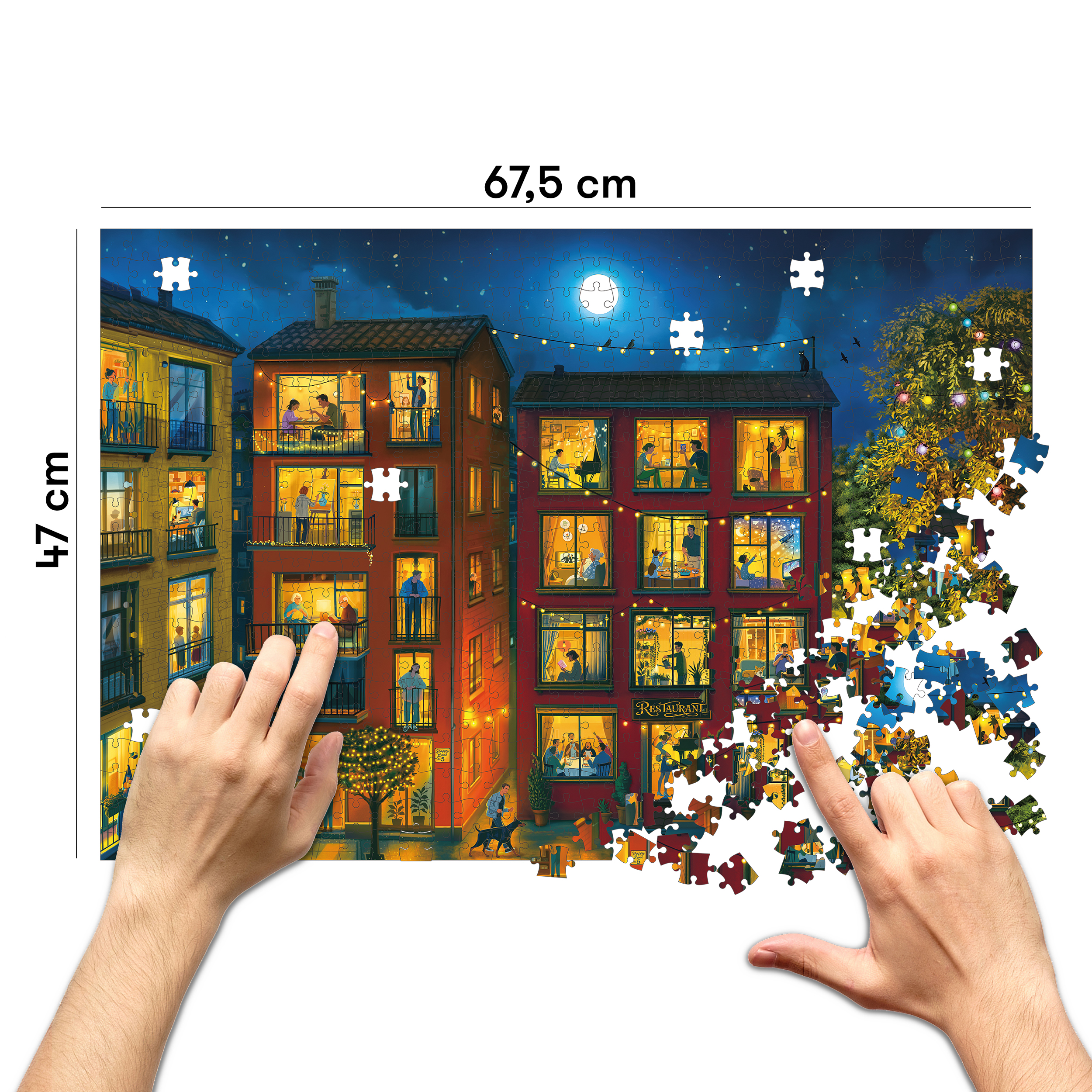 Пазли "Історії у вікнах" 1000 елементів, orner-3482 2