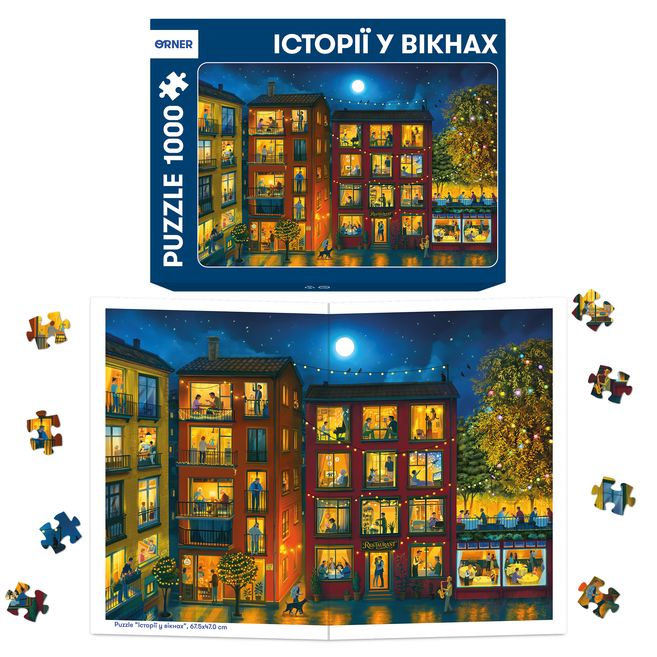 Пазли "Історії у вікнах" 1000 елементів, orner-3482 5
