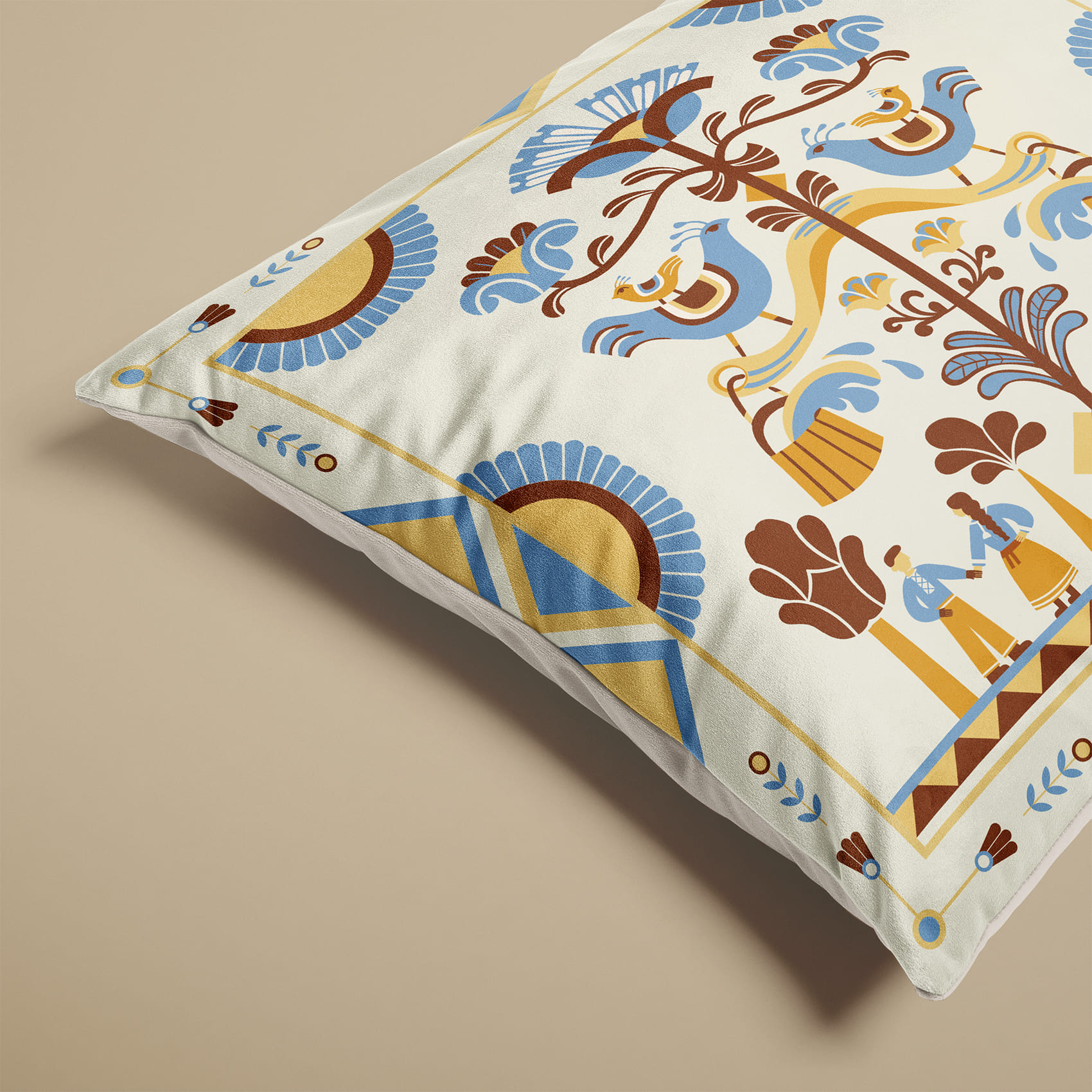 Подушка "Дерево рода" света, orner-3695 6