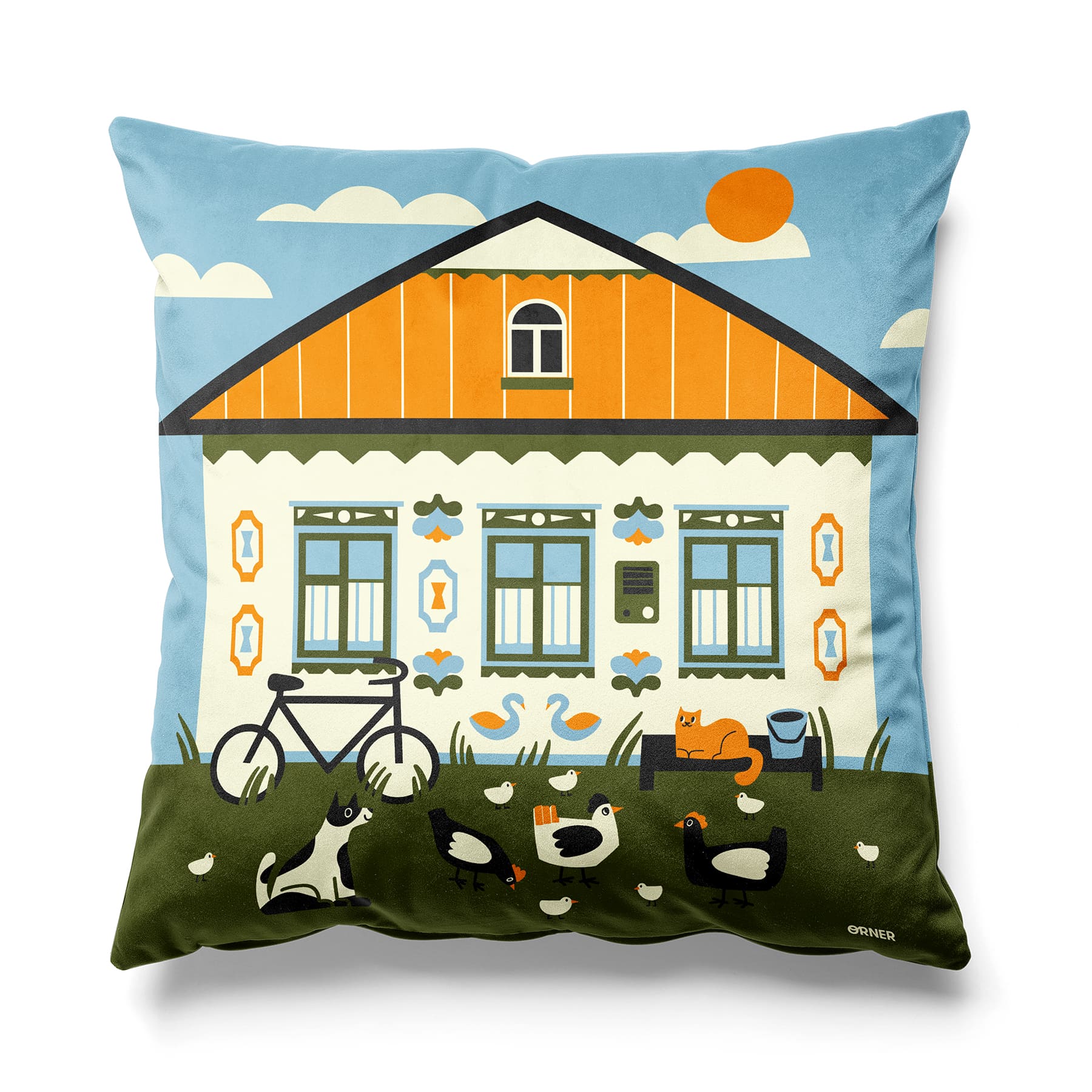 Подушка "Детство", orner-3694