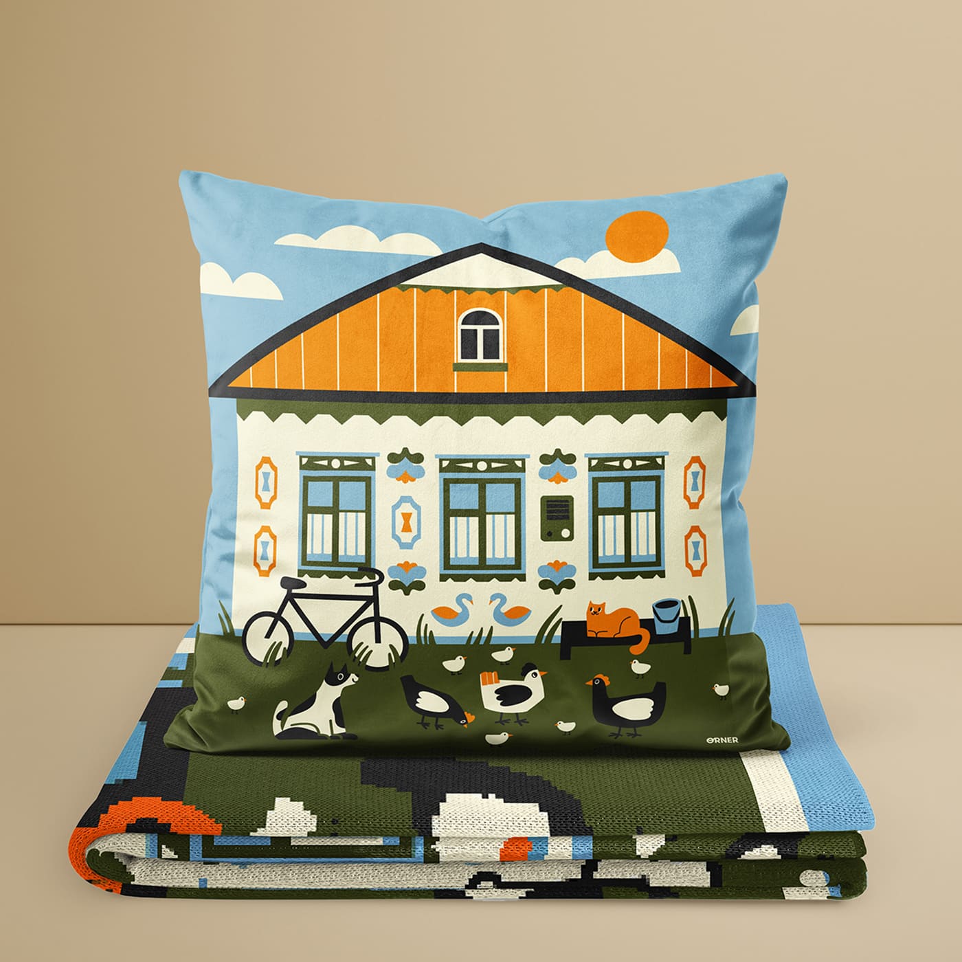 Подушка "Детство", orner-3694 4