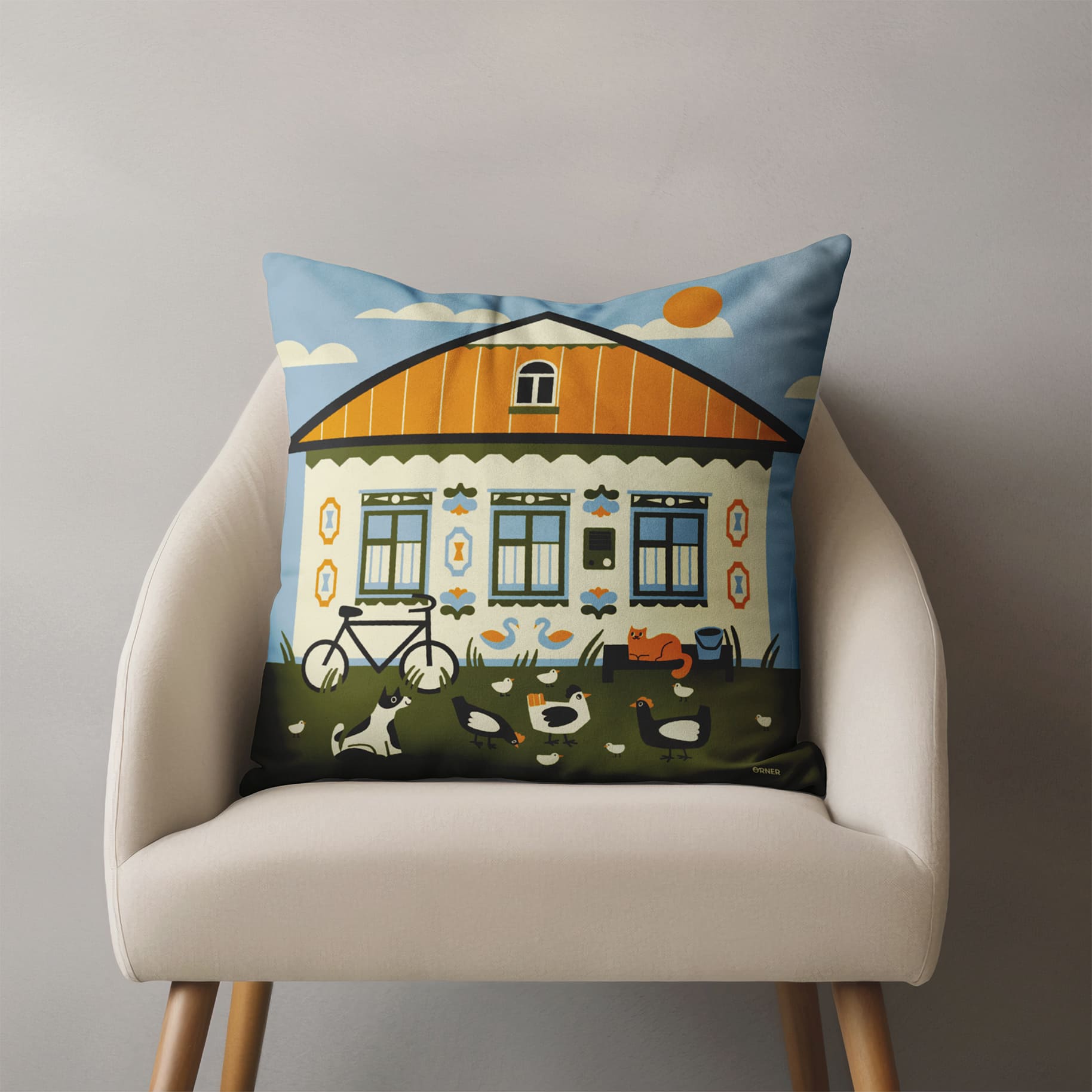 Подушка "Детство", orner-3694 8