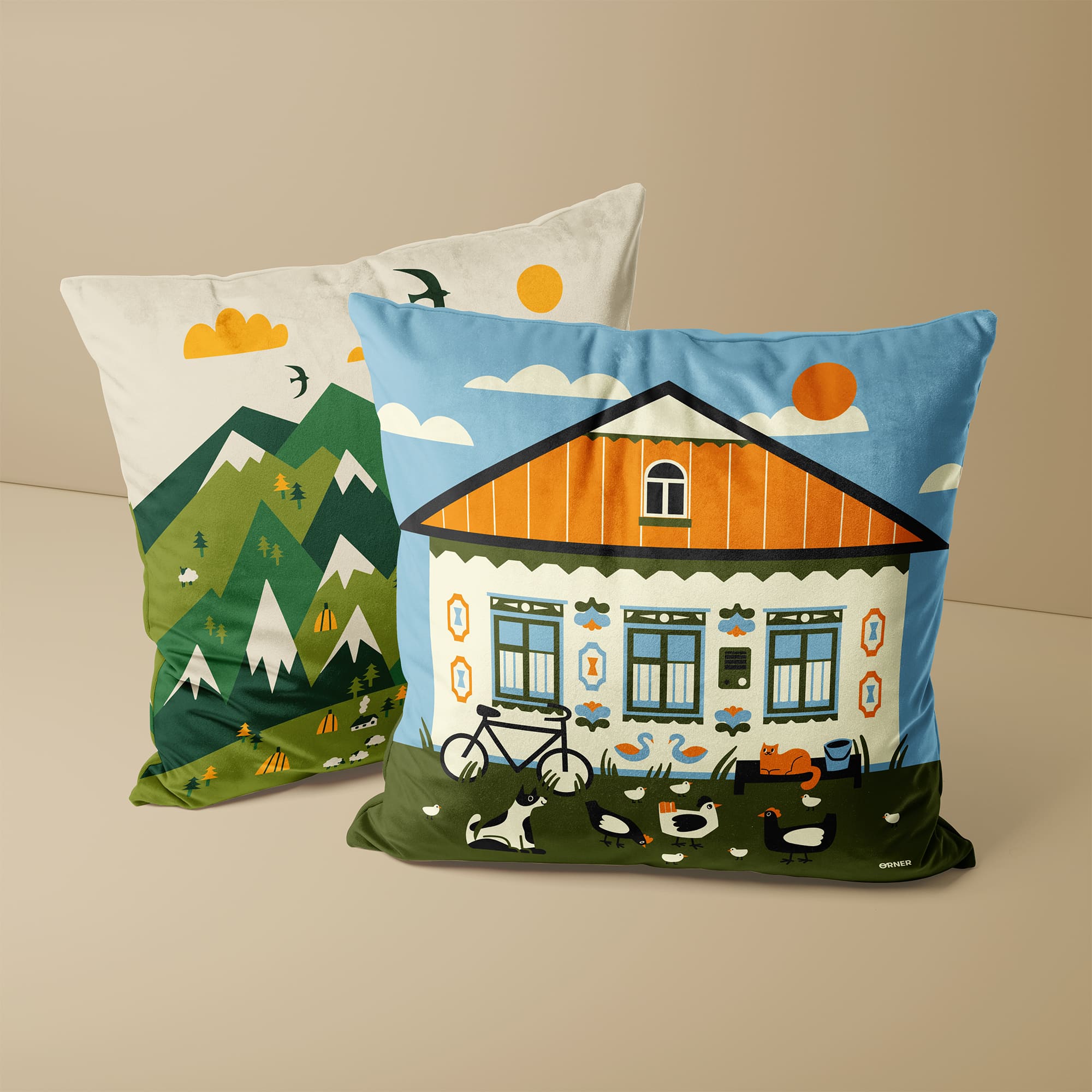 Подушка "Детство", orner-3694 3