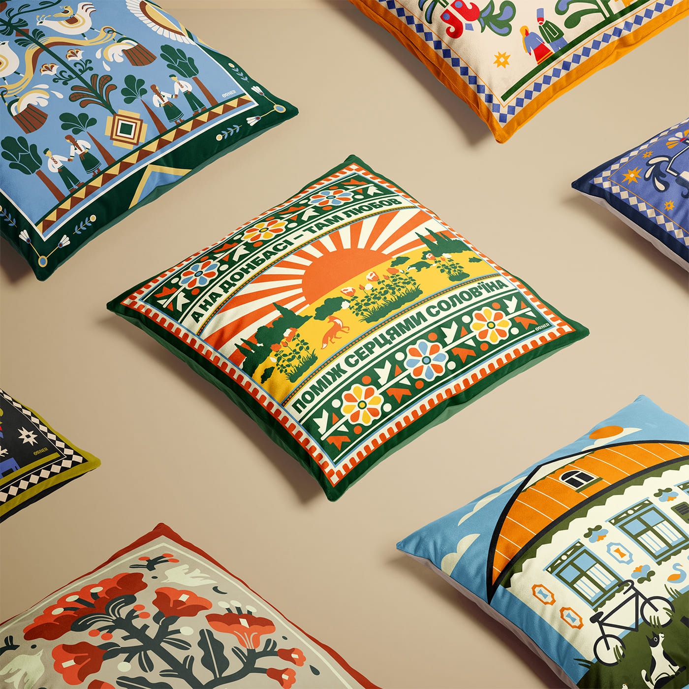 Подушка "Восток Украины", orner-3683 5