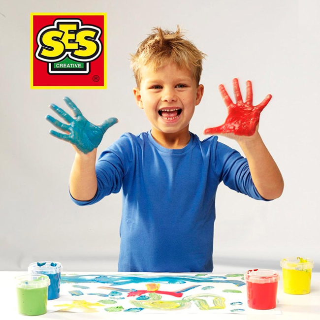 Пальчикові фарби ЕКО "Мої перші малюнки" (4 кол. в пласт.б), 24926S 1