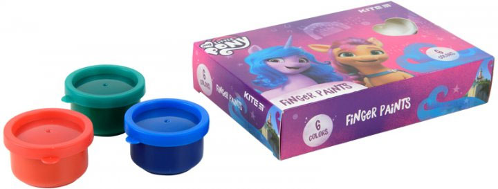 Фарби пальчикові LP, 6 кол., 35 мл., LP22-064 1