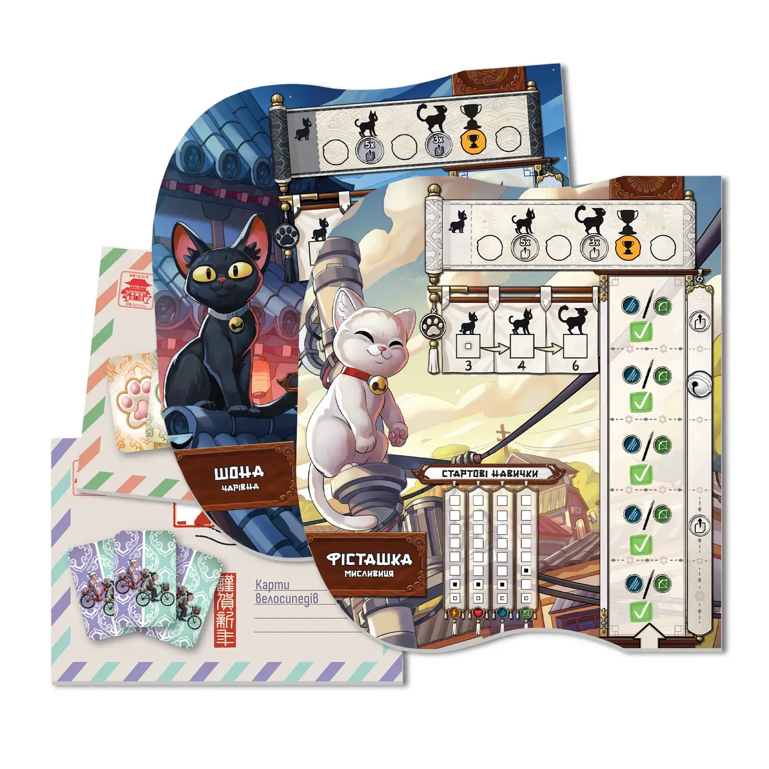 Настольная игра "Котики Киото", W0047 1