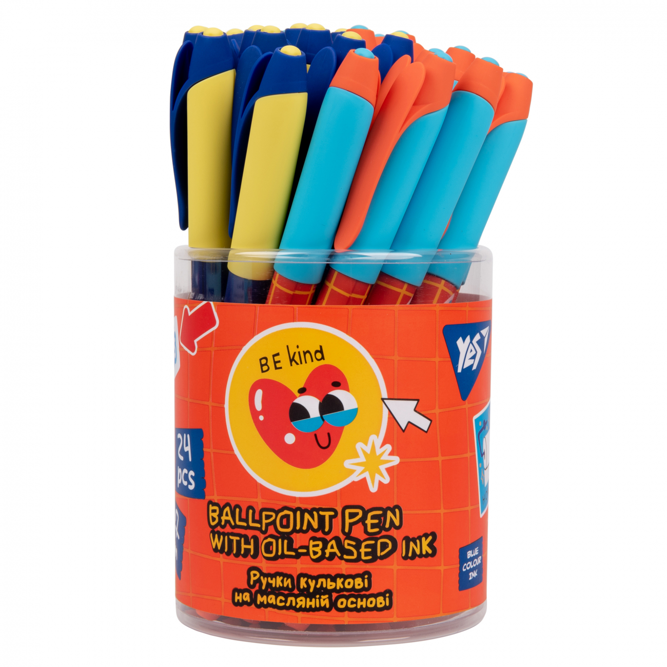 Ручка кулькова "Sticky mood: Hug" 0,7 мм, синя, 412129 Yes 3