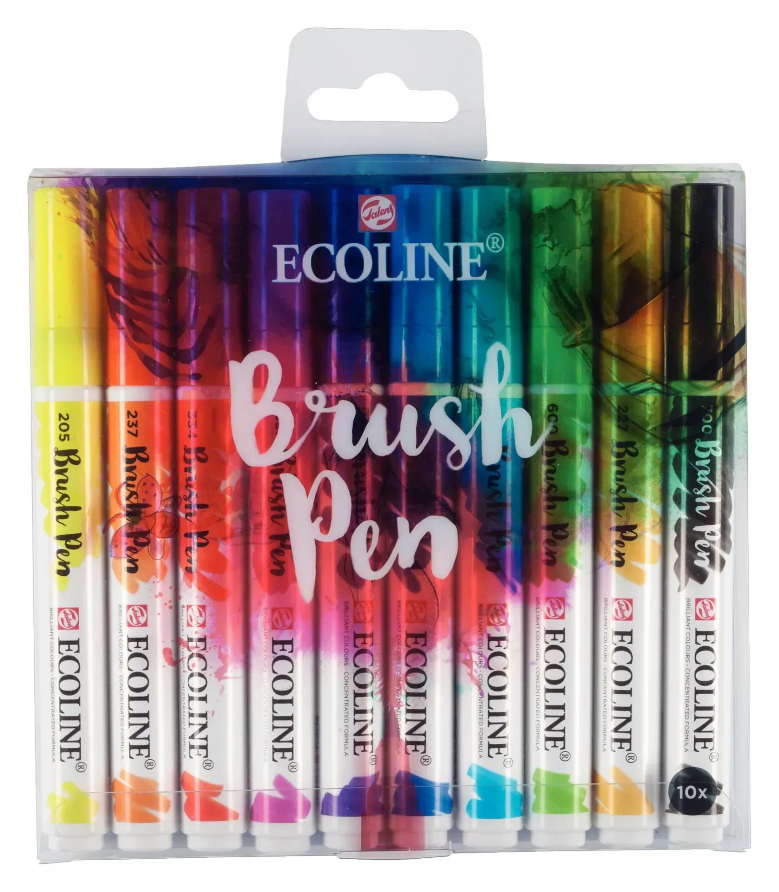 Набір пензлів-ручок Ecoline Brushpen, 10шт, Royal Talens