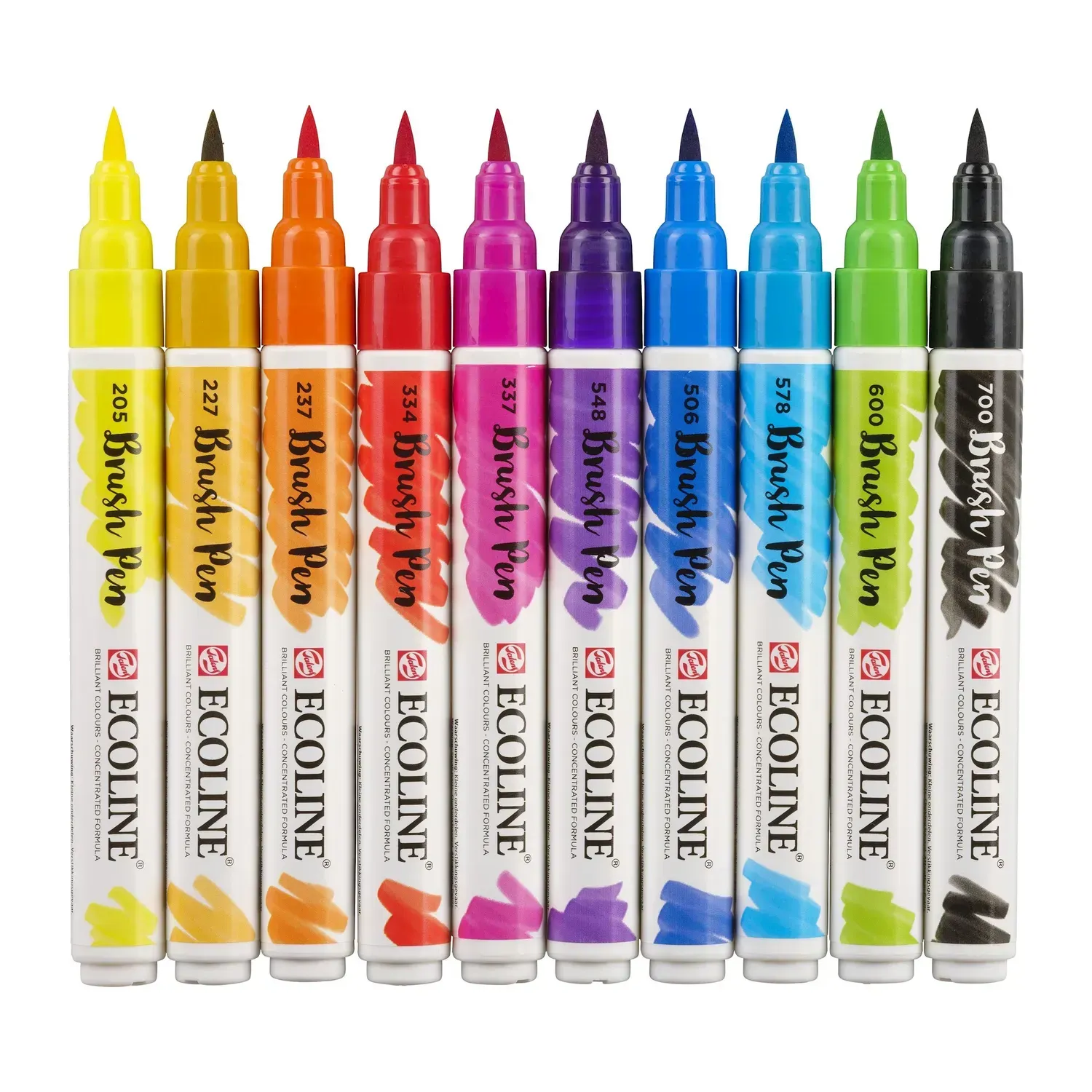 Набір пензлів-ручок Ecoline Brushpen, 10шт, Royal Talens 1