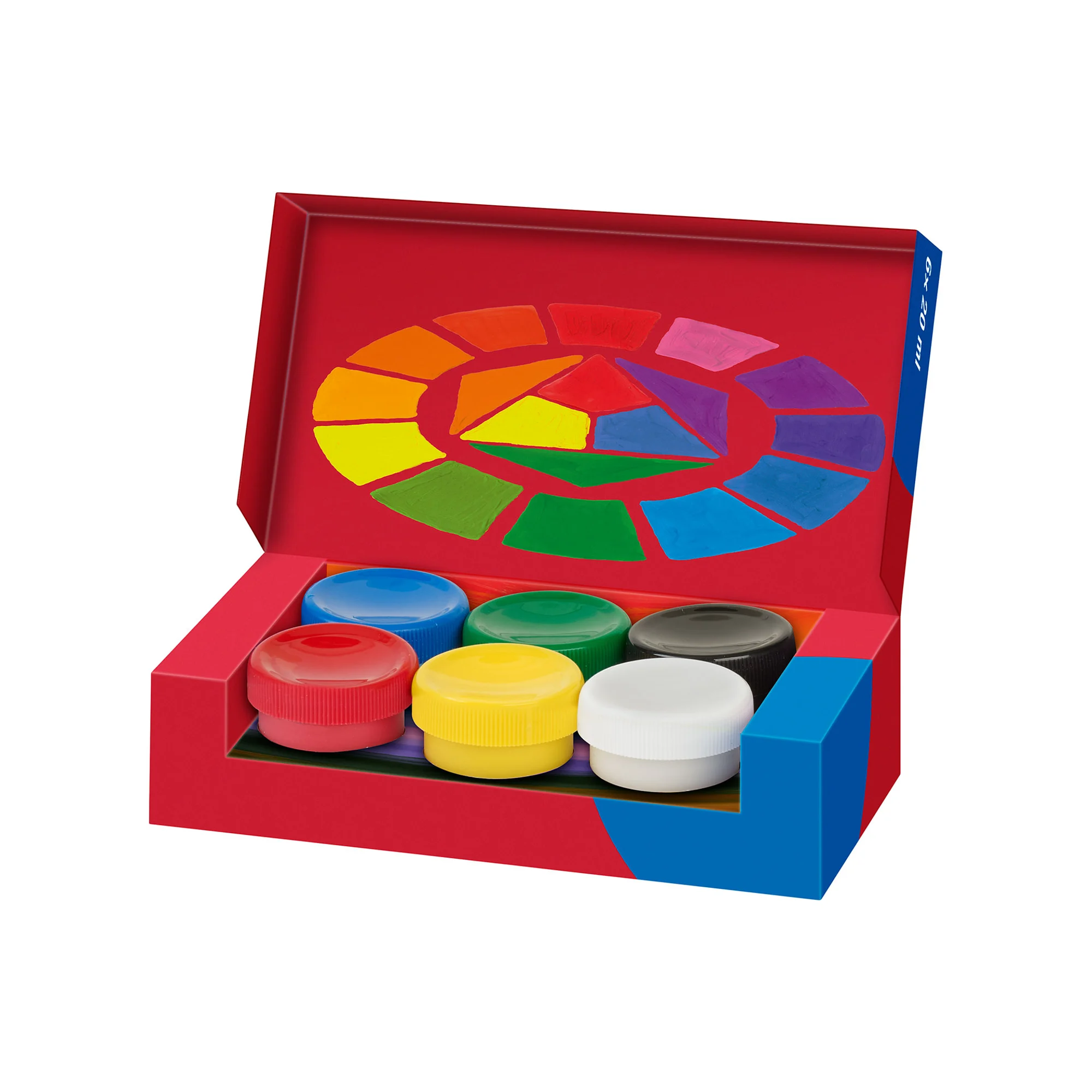 Гуаш 6 кол. Tempera, 6*20 мл, 121040, Faber-Castell 1