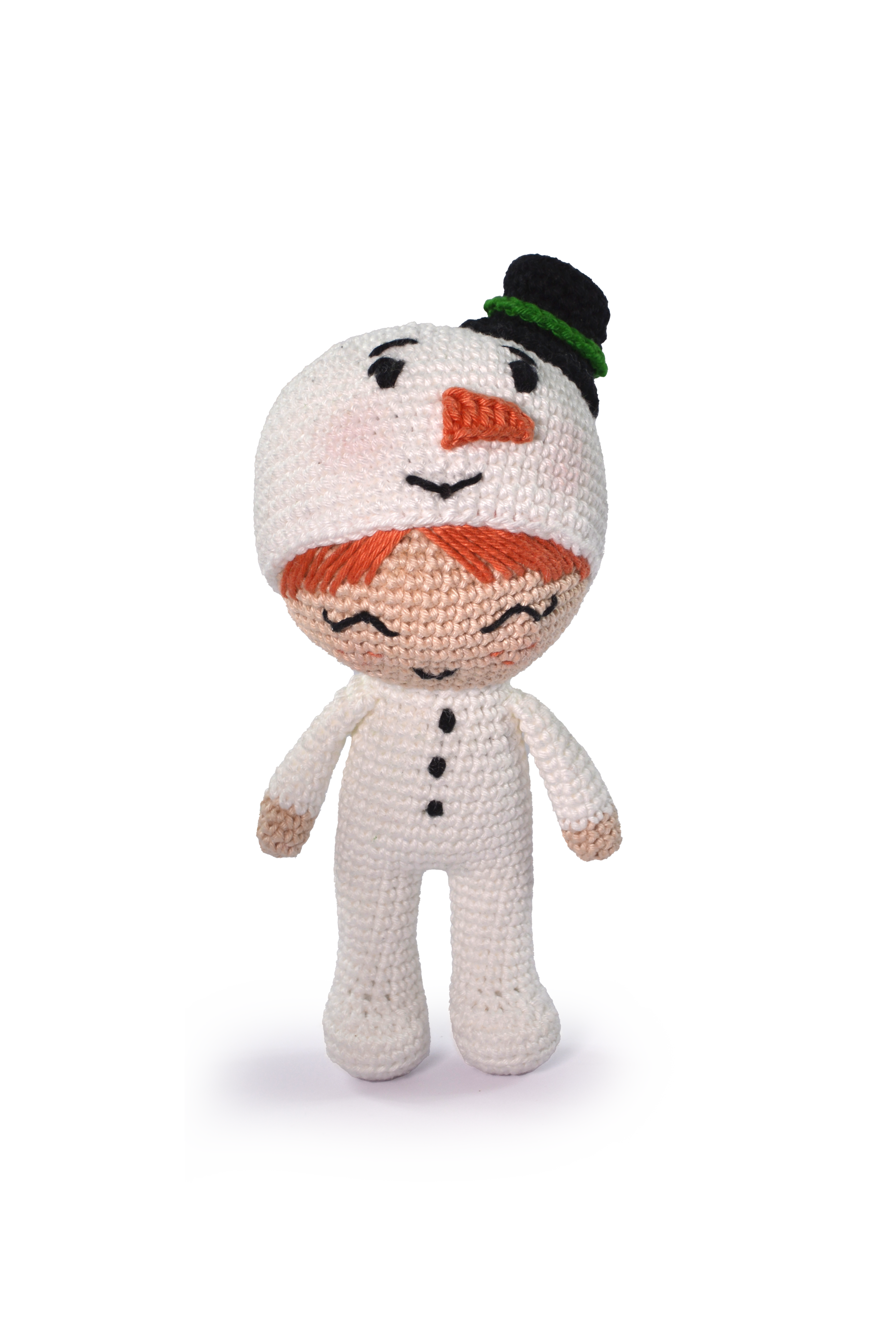 Набор для вязания крючком CHRISTMAS Snowman  (100% бавовна) 1