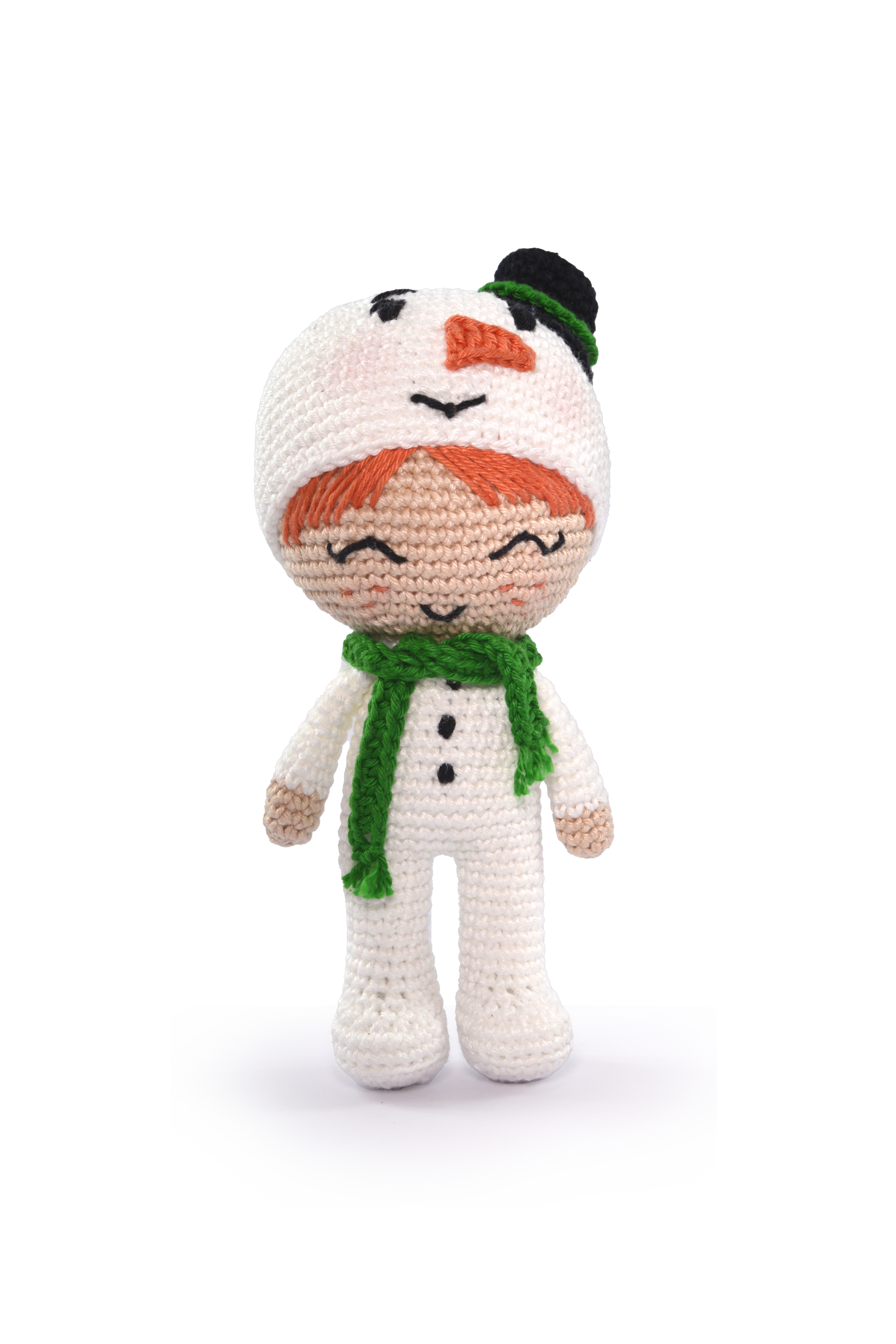 Набор для вязания крючком CHRISTMAS Snowman  (100% бавовна) 2